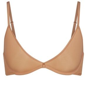 SKIMS Weightless Scoop Bra, size 34H, Ochre
